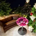 18" Unique Pink Agate Stone Coffee Sofa Tabletop Home & Garden Furniture Decors