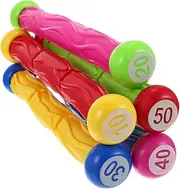 5Pcs Diving Sticks for Fun Pool Diving Game for Summer Water Play Safe Design for Stimulates Vision and Encourages Exploration