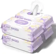 Dog Wipes for Paws and Butt Plant Based Hypoallergenic Pets Cleansing & Deodoriz