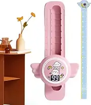 Children's High Jump Counter | Voice Touch High Jump Counter Adjustable Height - Fun Broadcast Lighting Vertical Intelligent Growth Chart for Indoor Exercise