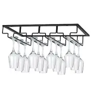Wine Glasses Rack Under Cabinet Stemware Rack,Wine Glass Hanger Rack Wire Win...