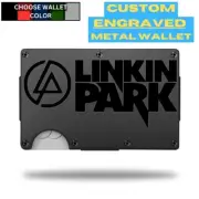 Custom LINKIN PARK 2 Laser Engraved Wallet - Pick A Wallet Color
