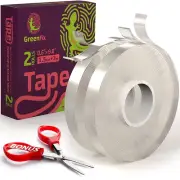 Double Sided Mounting Tape - 2 Rolls Nano Heavy Duty Tape - Double Stick Carp...
