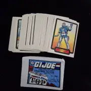 NICE! GI Joe 1987 Comic Images Hasbro Complete Trading Card Set 1-55 Wrapper