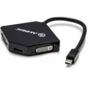 O-ALOGIC Mini DisplayPort to HDMI DVI VGA Adapter Male to 3 Female MDP-VGDVHD...