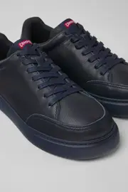 Runner K21 Blue leather sneakers for men