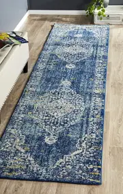Aquarium Prado Navy Runner Uniart Rug
