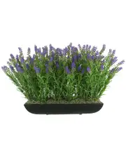 Creative Displays UV-Rated Outdoor Lavender Arrangement In A Rectangular Planter
