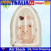 Children Inflatable Bed Surfboard with Handles Folding Pool Water Play Equipment