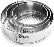 Fox Run 4560 Springform Pan Set, Tin-Plated Steel, 3-Piece