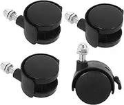 FUNOMOCYA Safe Gentle Floors Pack Mm Threaded Casters for Oil Heaters Replacement Swivel Wheels for Furniture Easy Install