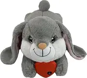 Snuggle Bunny with Heartbeat - Soft Stress Puppy Relief Toy,Pet Stress Relief and Calming Aid, Soft Stress Puppy Relief Toy, Puppy Plush Rabbit Toy for Dog