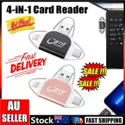 Multiport AdaptAT Multi Port 4in1 SD/TF Universal Card Reader Memory Card Reader