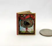 THE 12 TWELVE DAYS OF CHRISTMAS 1:12 Scale Miniature Readable Illustrated Book