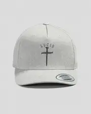 [Lucid] Lucid Men's Crux Snapback Cap in Light Grey Acid One Size Light Grey Acid