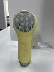 3 in 1Facial Cleansing Brush, Silicone Face Scrubber Heating Massage Design, Four Light Therapy Modes for Smart Skin Repair, Face Scrubber 5 Cleansing Modes Meets for All Skin Types