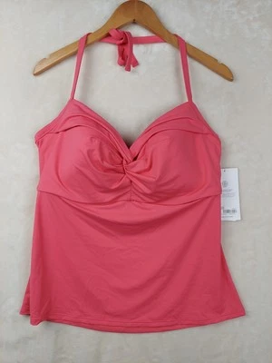 Athleta Underwire Tankini Womens 40 D/DD Hampton Bra Cup adjustable straps Beach