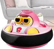 Cartoon Figure Air Floating Soccer with Music and Light - Floating Soccer Ball | Interactive Bumper Car Game | Rechargeable Air Floating Ball with Foam Bumper for Holiday Birthday