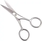 MERRYHAPY 2 Pcs Stainless Steel Trimming Scissors for Beard Grooming and Barbershops Durable Design for Clean Cuts