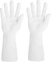 2Pcs Male Plastic Mannequin Hand Jewelry Display Stand for Bracelet and Ring Showcase Elegant Design for Retail and Trade Shows Minimalist Jewelry Presentation Holder