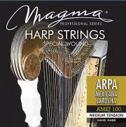 Magma MEXICAN HARP JAROCHA 37 Special Strings Medium Tension. Tunning: LA-A (AME