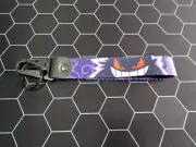 GENGAR POKEMON WRIST LANYARD DETACHABLE KEYCHAIN KEYRING *