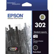 Epson 302 Photo Black Ink Cartridge (Original)