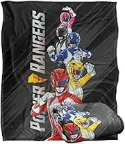 Power Rangers Blanket, 152 x 127 cm Ranger Stack Silky Touch Super Soft Throw Blanket