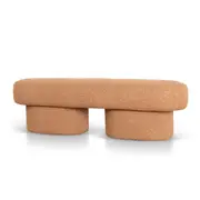 Kopitar 1.5m Long Ottoman Bench - Copper Brown
