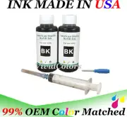 VC Canon PG-245 XL Black Cartridge refill Ink PIXMA MG2420 MG2520 IP2820 2x100ml