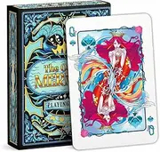 The Oceanic Mermaid Playing Cards Magic Sea Animal Themed Card for Kids Teens Adults Friends Family Decorative Board Games Packs Cute Design Waterproof Collections Decks
