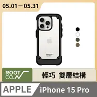 在飛比找PChome24h購物優惠-日本 ROOT CO. iPhone 15 Pro 透明背板