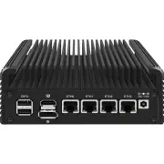 CWWK Mini PC Intel N Series 4-core N100 Fanless Mini Host Soft Route. (Barebo...