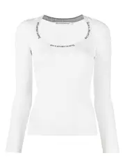 [T By Alexander Wang] 工程師款修身長袖套頭衫