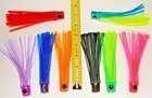 5 Pack Chugger Mold Skirts Fishing Trolling Lures Mahi ONO Wahoo Sailfish Tuna