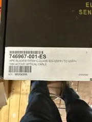 HPE BLADESYSTEM C-CLASS 40G QSFP +QSFP+ 10M ACTIVE OPTICAL CABLE