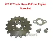420 17T 17mm Front Engine Sprocket For 50cc-200cc Pit Dirt Bike ATV Quad Go Kart