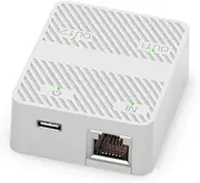 Lnqwhduu 2 Port 100Mbps Network Switch RJ45 Network Cable Splitter Extender Selector 2 Way Adapter Connector Type C Power White