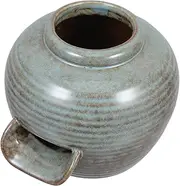 FONDOTIN Fountain Flowing Water Clay Pot Decoration Fish Tank Outdoor Ornaments Waterfall Mini Ornaments Table Top Water Fountain Water Fountains Indoor Fountain Accessories Jar Ceramics