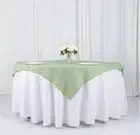 SQUARE 54 x 54 inch POLYESTER TABLECLOTH Wedding Linens Decorations Wholesale