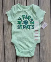 Baby Infant One Piece 0-3M Irish - 1st St Patricks Day , NEW with Tags!