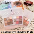 9 Colours Matte Eyeshadow Palette Makeup Kit Shimmer Glitter Eye Shadow Powder