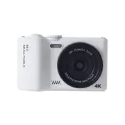 16X Zoom 4K Digital Camera for Photography and Video with 128G Memory Card, Point and Shoot Digital Cameras with Flip Screen for YouTube Video Recording