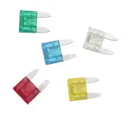Roadpro RPMINIFATG Wiring Fuse Blade Fuse, Mini, 10/15/20/25/30 Amp, Color