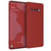 MCC For Samsung Galaxy S10+ Plus Soft Liquid Silicone Shockproof Case Cover G975 [Wine]