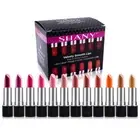 Slick & Shine Multi-Colored Lipstick Set - 12 Matte Lip Colors Long Lasting