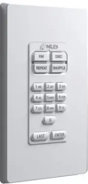Niles (FG01442) Numeric6P Accessory Keypad for the Solo-6 IR