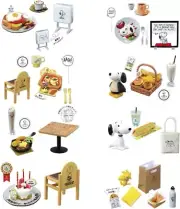 Peanuts SNOOPY Japan Keychain Miniature Figure Visit the Peanuts Cafe with you!