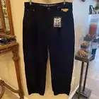 NWT~HOME BOY LOUD-COUTURE X-Tra Black Corduroy The Original Baggy Pants Size 34