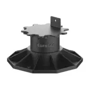 Eurotec Deck Support Adjustable Pedestal ECO L 11.34"X13.31" Black (20 per Box)